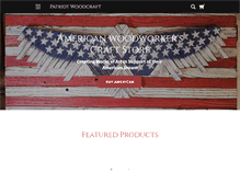 Tablet Screenshot of patriotwoodcraft.com